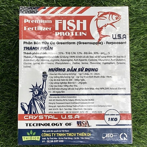 Phân cá hữu cơ Greenfarm - 1kg