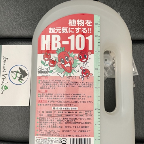 Chất tăng cường sinh trưởng thực vật HB-101 dùng cho cây cảnh bonsai - Chai 1 lít