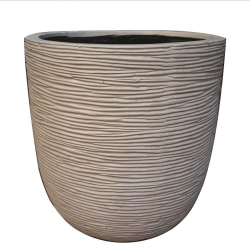 Chậu trồng cây xi măng bầu tròn đẹp