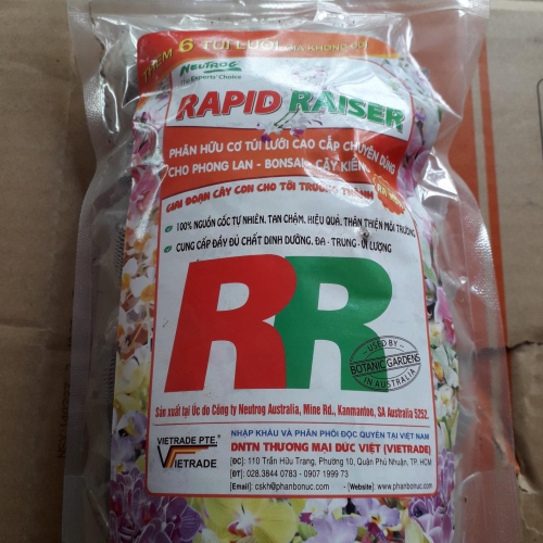 Phân hữu cơ Úc Rapid Raiser túi lưới - 360g