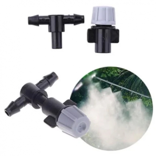 Cút nối chữ T 4/7 2 đầu gân 1 đầu trơn - 50 cái