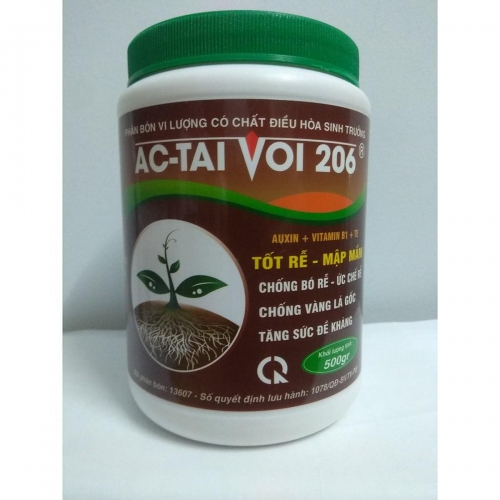 Phân bón vi lượng AC - Tai Voi 206 siêu kích rễ - 500g