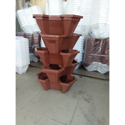 1 Tầng Chậu Tháp Nâu - Việt Nhật