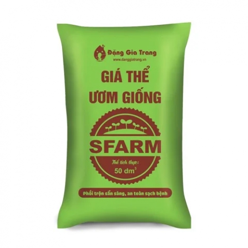 Giá thể ươm giống ươm hạt Sfarm - Bao 50dm3 ~ 22kg - 23kg