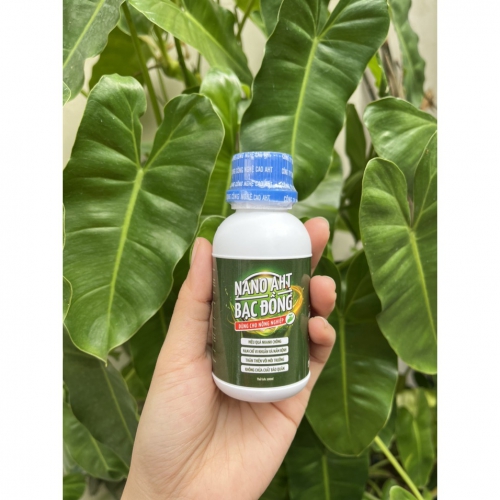 Phân bón Nano Bạc Đồng AHT hạn chế vi khuẩn và nấm bệnh - 100ml