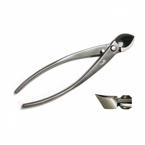 Kìm cặp xéo bonsai 21cm thép trắng Ryuga