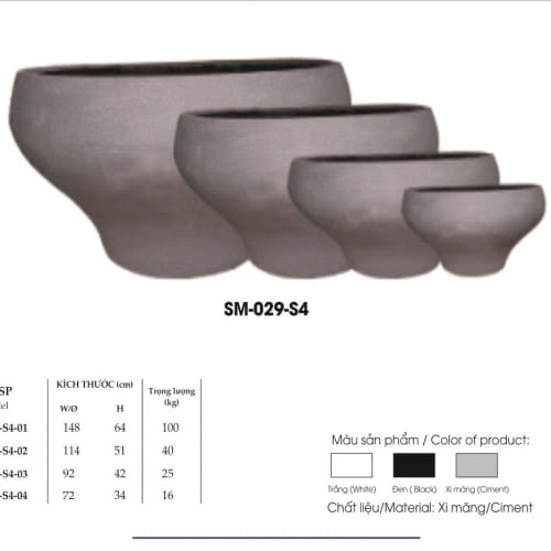 Chậu trồng hoa súng tiểu cảnh