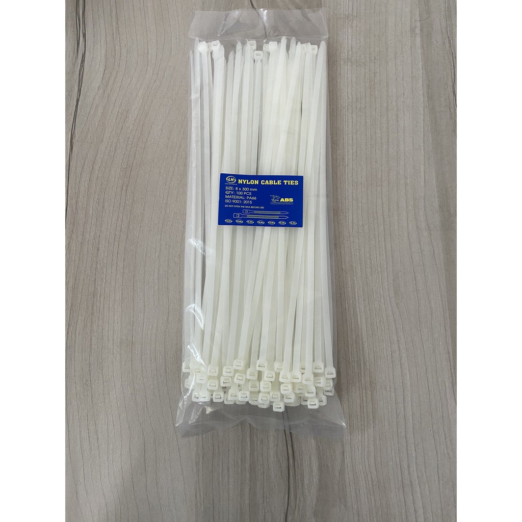 Dây thít (dây rút) nhựa - Túi 100 cái - 30cm